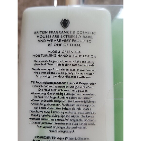 PECKSNIFF'S Moisturising Hand Wash Soap Aloe & Green Tea England New Set 10.1oz - Picture 7 of 9